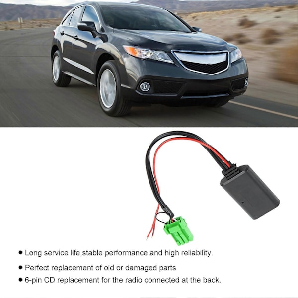 AUX Bluetooth Input Kabel Passer til Acura RDX Tsx MDX Csx