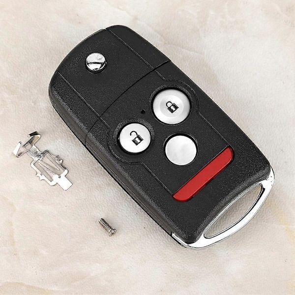 3+1 Knapp Bil Nyckellös Fjärrkontroll Flip Nyckel Fodral Skal Passar Acura TL