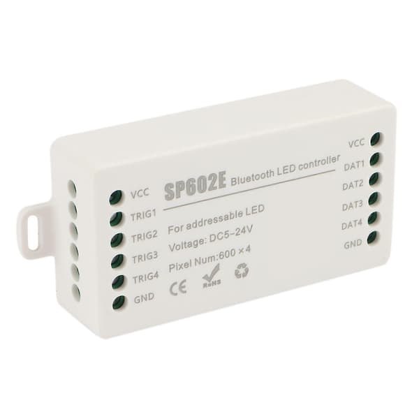 SP602E 4 CH Signal Output WS2812B Musik Controller Indbygget Mikrofon WS2811 WS2815 LED Lys Strip Bluetooth App DC5V-24V