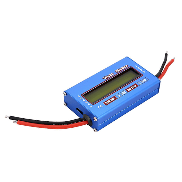 1 stk/lot RC Digital Wattmeter Watt Meter Strømmåler DC 60V 100A Balanse Spenning Batteri