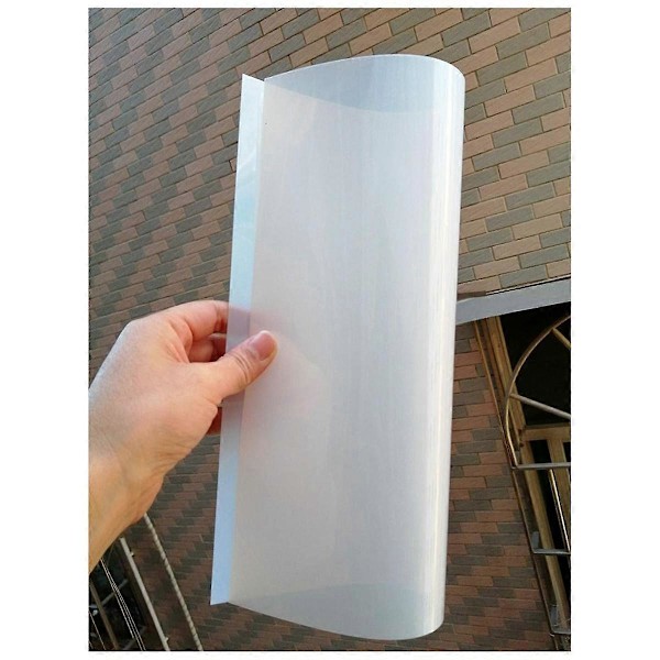 12 ark 7,5mil Mylar-ark 12 X 12 tommer Melkehvit Gjennomsiktig PET Blank Malingssjablongark (7,5mil)