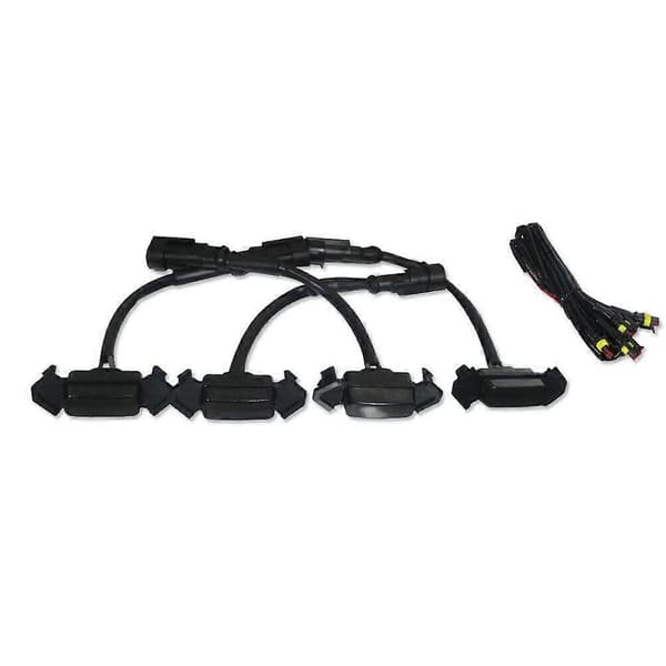 4 st Bil Främre Grill Brun LED-lampor för med Pro Grill 2016 2017 2018 2019