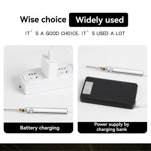 USB Uppladdningsbar Lödkolv Hushåll Litiumbatteri Svetspenna USB Portabel Liten Elektrisk Lödkolv