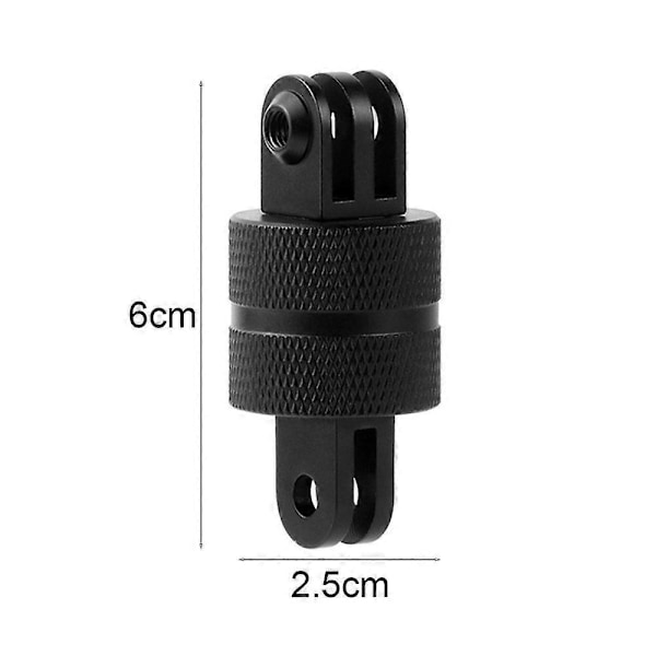 Vertikalt Ställ Förlängningsarm Aluminium 360-Graders Rotation Kamerafäste Vertikal Metall Svängbart Stativ Adapter för Gopro Hero12/11