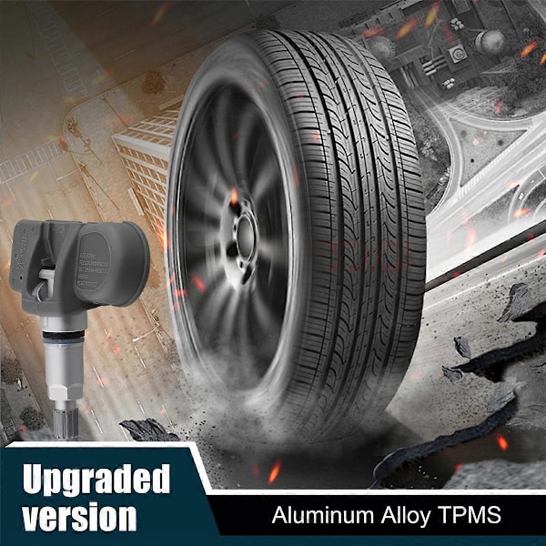 4 st Bil TPMS Däcktryckssensor Däcktrycksdetektor 56029359AC 56029359AA för Nitro