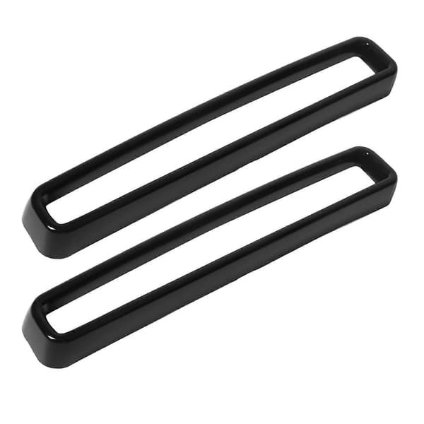 Bil Front Grill Trim Lys Sort UV Beskyttelsesbelægning Udskiftning til Dodge Challenger 2015?2021