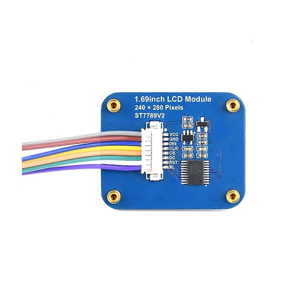 1,69 tommer IPS farve LCD-skærm 240 X 280 opløsning SPI interface 262K farveskærm