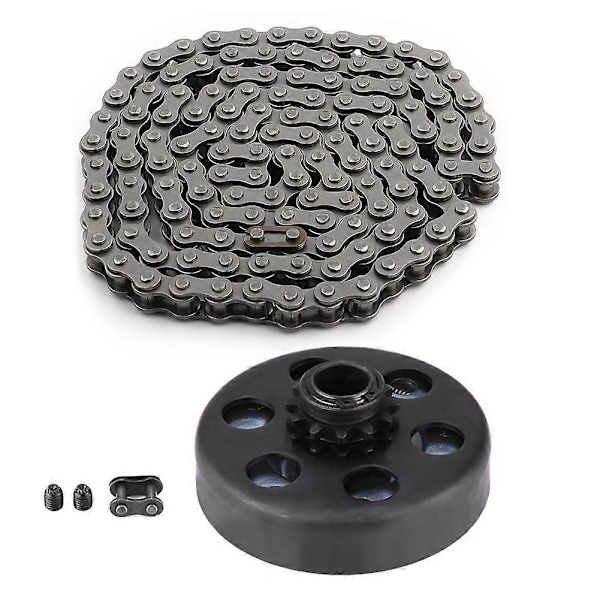 Centrifugalkoppling 3/4\" Borrning 12 Tänder #35 Kedja Skruvsatser för Go Kart Mini Bike 6.5HP
