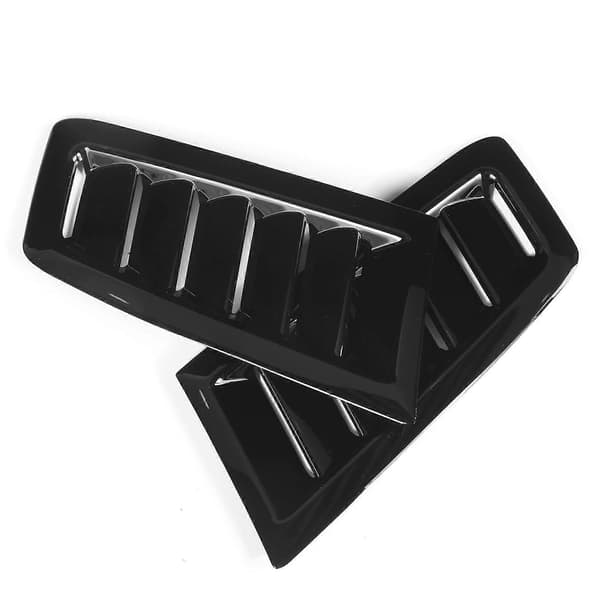 Par Frontpanser Ventiler Luftuttak Erstatning for Focus RS MK2 Stil Universal Blank Svart