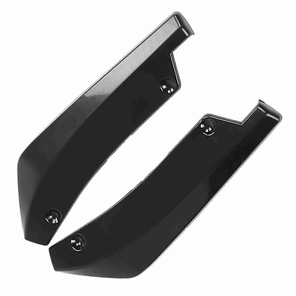 1 Par Universal Bil Modifierad Bakre Stötfångare Canard Diffuser Spoiler Läppfenor Kolfiber