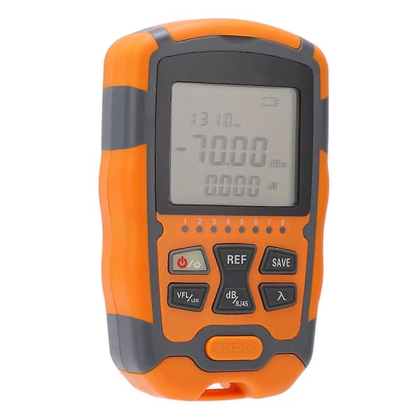 Optisk Fiber Effektmåler Digitalt Display Optisk Kabel Tester ?70~+10dbm for Kommunikasjon 10MW