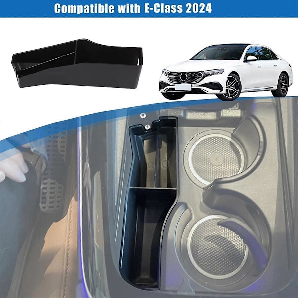 Keskikonsolin järjestelylokero E Class W214 2024 -malliin, mukitelineen säilytyslaatikon lisävarusteet
