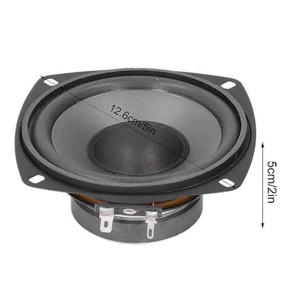 5in Bil Audio Woofer 400W 4 Ohm Universal 12V 93dB Høj Følsomhed til Auto Lydsystem