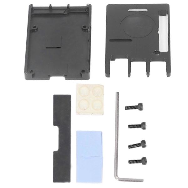 Aluminiumlegering Kabinett Kretskort CNC Varmeavledning Kapsling for Raspberry Pi 3B 3B+