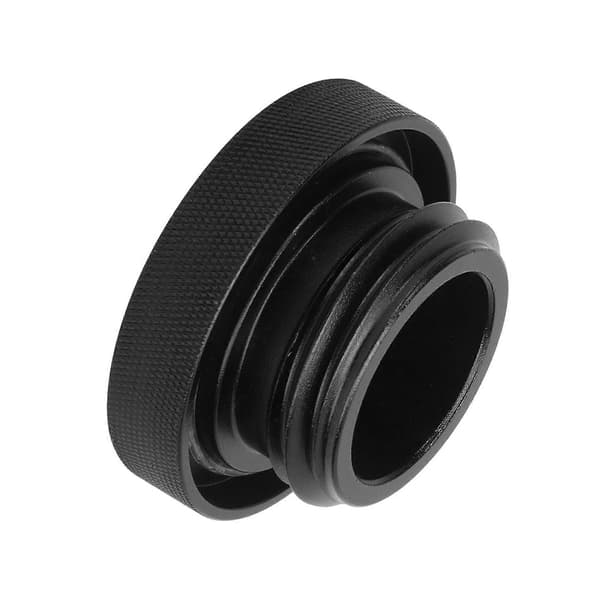 Bil Rund Drivstofftanklokk Aluminium Legering Biltilbehør Erstatning for Outback XT 2005?2013 Svart