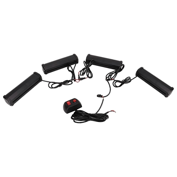 4-in-1 LED-hätävilkku IP67 12V 24V Etusäleikön vilkkuva varoitusvalo ajoneuvoon, kuorma-autoon, perävaunuun, pakettiautoon