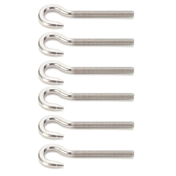 10 stk. Øjeskrue 304 Rustfrit Stål Åben Bolt Krog Øje Gevindskruer Hardware