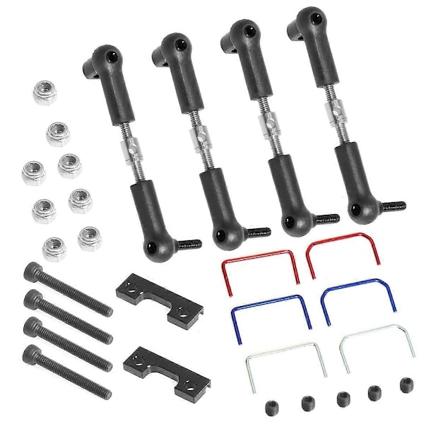 RC Bil Främre och Bakre Krängningshämmare Kit för 1/16 ,Slash RC Bil Uppgraderingsdelar