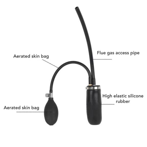 Universal Easy Intake Adapter Røgmaskine Blære til Automotive Røglækagedetektor Diagnostisk Tester