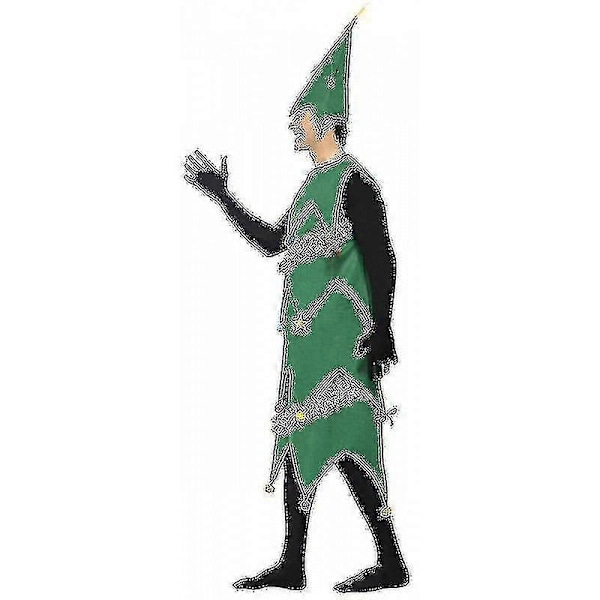 Vuxen Herr Dam Julgran Kostym Jul Maskerad Kläder Cosplay Kostymer