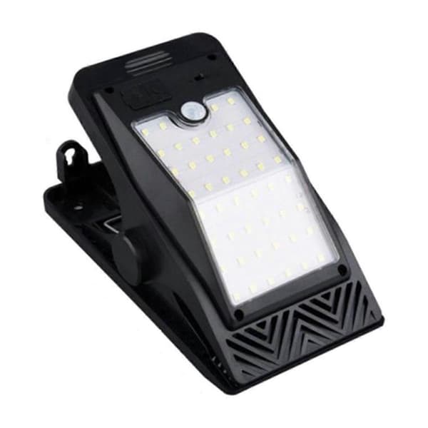 Solar Clip Lampe Vandtæt Bevægelsessensor Campinglampe Vandtæt Sensor LED Lys til Baghave Have til Hegn Gade