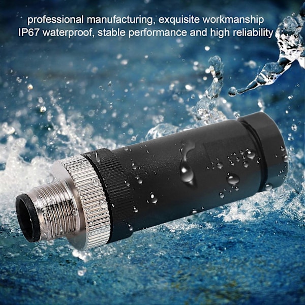 for NMEA 2000 Hann Field Installerbar Kontakt M12 5-Pinners IP67 Vanntett Båttilbehør for Lowrance Nettverk