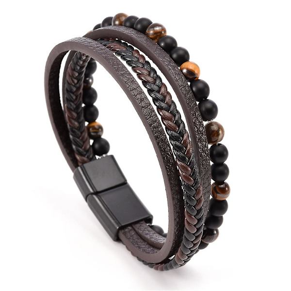 Magnetarmband för kvinnor och män, bantning, kropp, dam, modeaccessoarer Brown