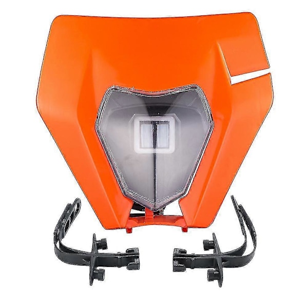Motorcykel LED Forlygte Forlygte Hovedlys Til Ktm Exc Excf Sxf Xc Xcw Xcf Mx Dirt Bike Universal Enduro Supermoto Kåbe B LED Orange
