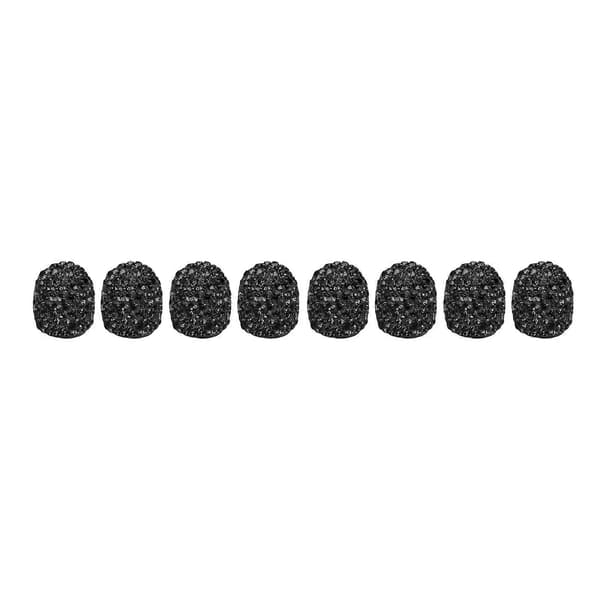 8 stk. Bil Dekkventilhette Håndlaget Glitrende Rhinestone Attraktiv Universal for Modifikasjon Svart