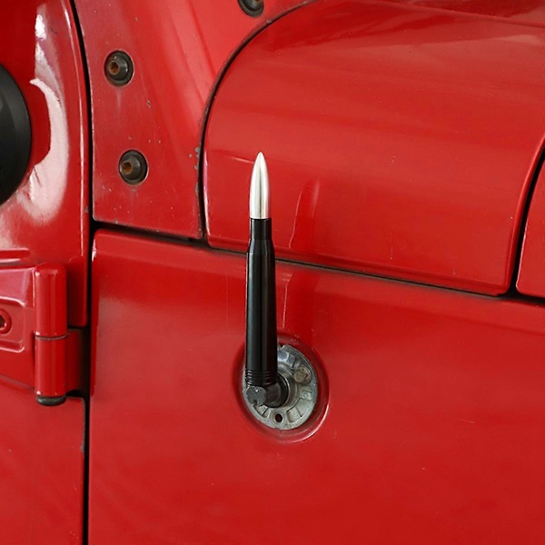 Lyhyt antennin korvausradioantenni F250 Super Duty RAM 1500 2500 3500 -malleille, hopea