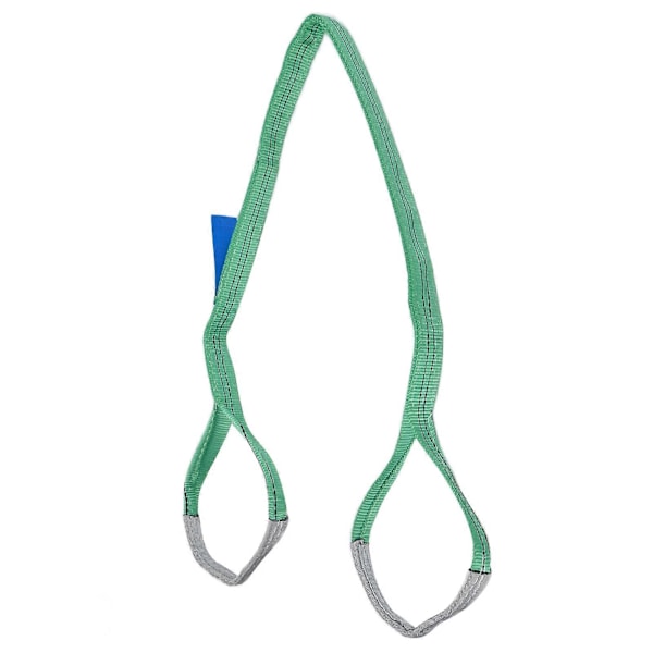 2T Flad Løftestroppe Høj Styrke Polyester Kran Løfte Webbing Stropper Rigging Tilbehør 3 Meter
