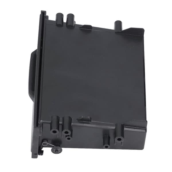 1DIN Bilradio Opbevaringsboks Multi Anvendelse ABS Sort Indvendig Organizer Erstatning for Mitsubishi