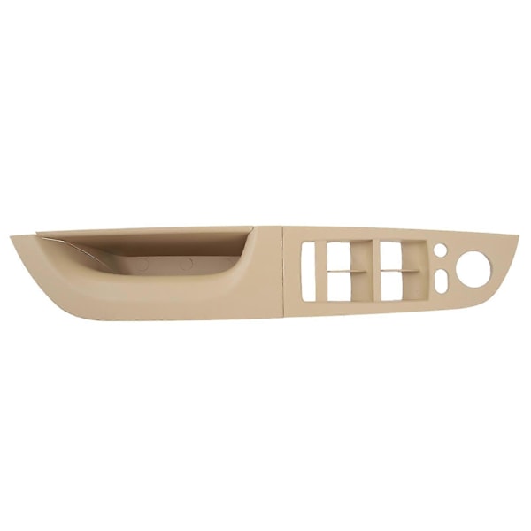 Vindusbryter Armlene Panel Førerside Dør Innvendig Panel for 3-serie E90 Sedan LCI 2009 til 2011 Beige