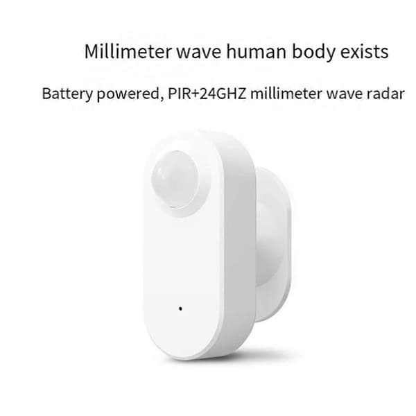 3 i 1 Sensor Graffiti Intelligens Zigbee PIR Infrarød+24GHZ mm Bølge Modul+Lyssensor Menneskelig Tilstedeværelse Bevegelsessensor
