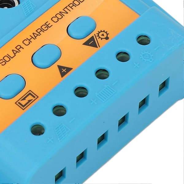 Solar Charge Controller 12V 24V Auto Identifikation 2 USB Port LCD Display Høj Effektivitet til Forseglet Batteri 50A