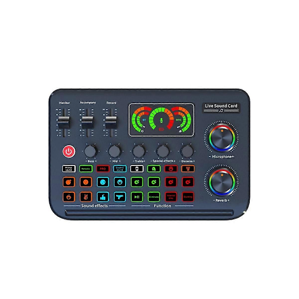 Eksternt Bluetooth Lydkort Live Lydkort Datamaskin PC Lydkort Lydmikser Live Mikser Støyreduksjon Miksere
