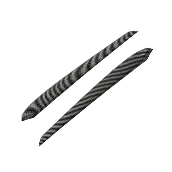 2 stk. ABS Karbonfiberstil Innvendig Armlenpanel Deksel Trim Frontdørpanel Trim Deksel Erstatning for Tesla Model 3