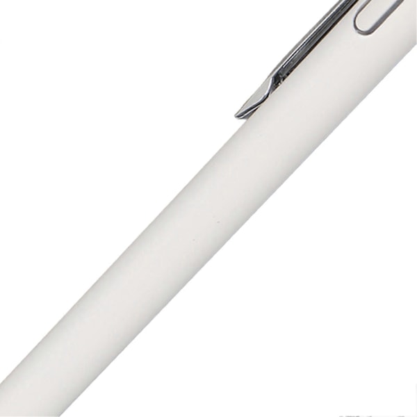 Stylus Pen Kobber Spids Aktiv Kapacitiv Fin Spids Touchskærm Digital Blyant med Klips til Tablet Hvid