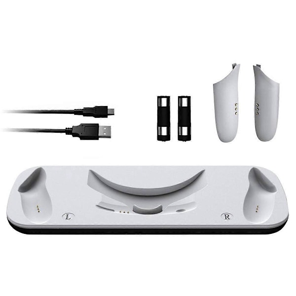 Trådløs Ladeadapter Kit for 3 VR Headset, Hurtigladerstasjon Basic Ladeadaptersett
