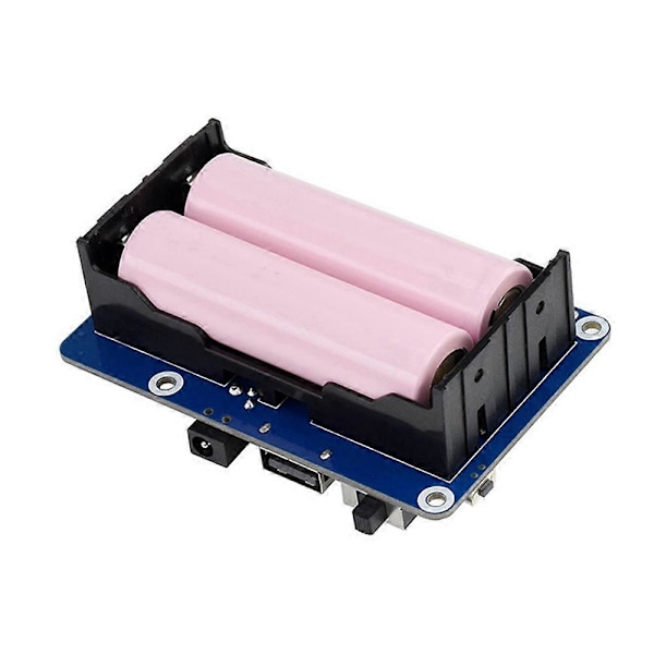 UPS Hat til Raspberry Pi4B/3B 5V Afbrydelsesfri Strømforsyning 5A Høj Strøm Opladning Pogo Pin Design