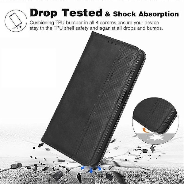 Til Oppo K12x 5G/ OnePlus Nord CE 4 Lite 5G Stand Case Magnetisk Lukning Læder Telefon Cover Blue