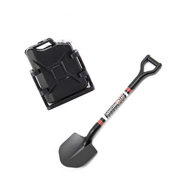 Universal 8PCS/Set Simulerad Dekorations Resväska Bagage Nät Spade För TRX4 SCX10 90046 1/10 RC Biltillbehör Orange