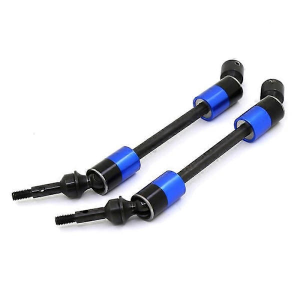 4 st Stål CVD Universal Ledd Drivaxel Uppgraderingsdelar för 1/10 E-Summit RC Biltillbehör, Blå