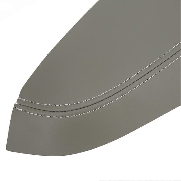 2 stk./sæt Mikrofiber Læder Fordør Panel Armlænsbeskytter Antirids Udskiftning til Civic 2005?2011 Grå