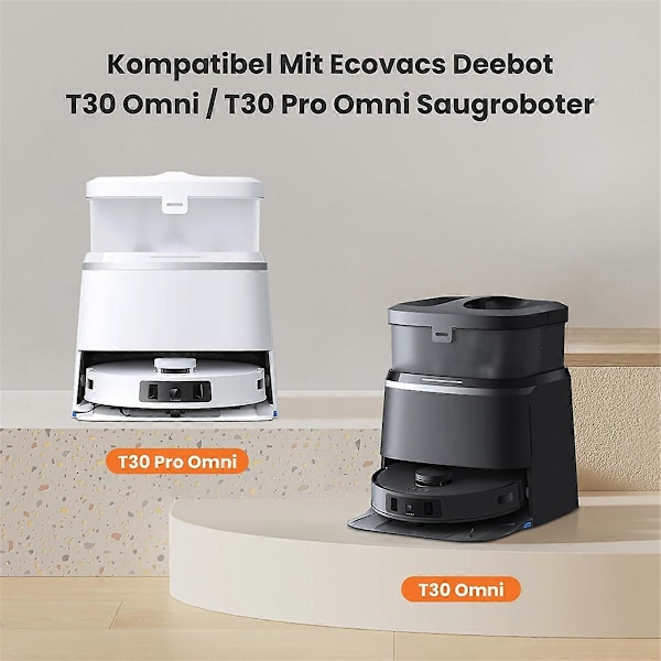 Lisävarustesetti T30 Omni / T30 Pro Omni robotti-imurille, varaosat, pyyhkeet ja pölypussit
