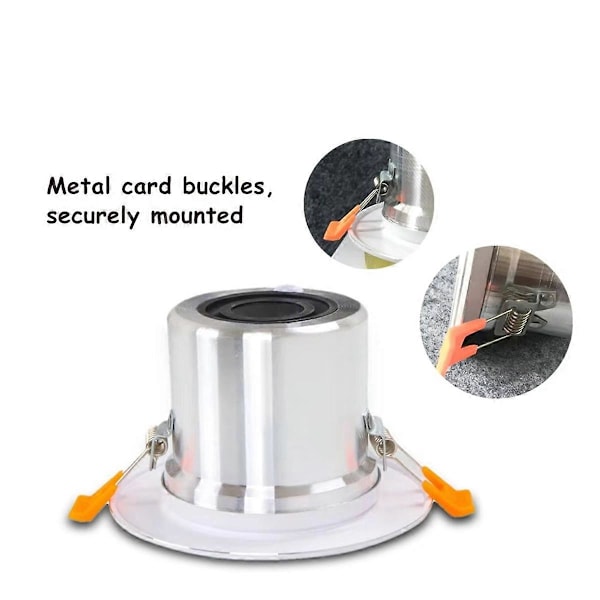 Mini Tak Högtalare 12W HiFi Stereo Högtalare Hemmabio Ljudsystem Offentlig Adress Bakgrundsljud Badrum