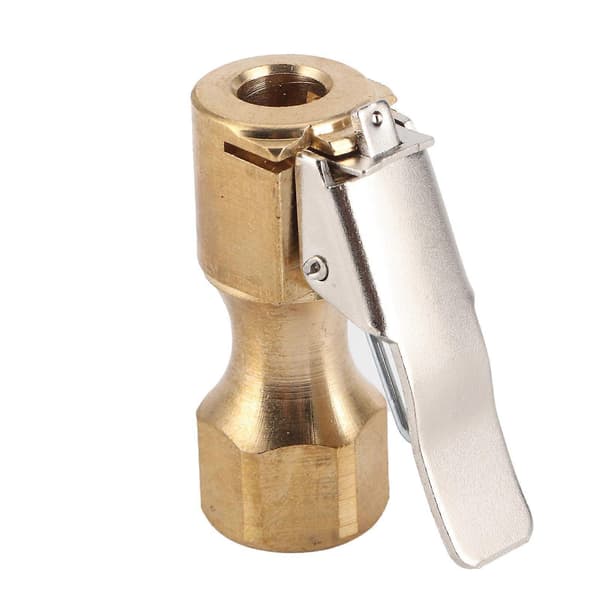 Däckpump Chuck Kontakt Snabb Clip-On Luftpump Adapter för Bil Motorcykel Pumpning