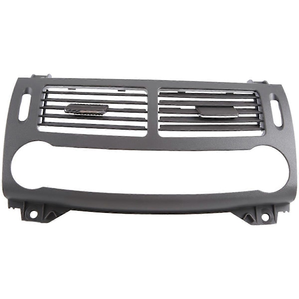 Front Midtre Luftkondisjoneringsventil Utløpspaneldeksel for E-Klasse W211 2003-2008 (Mørk Grå)