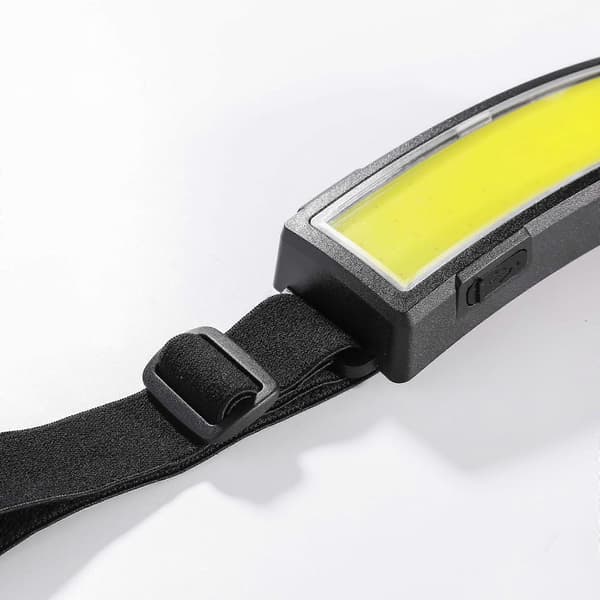 LED-hodelykt med USB-lading, ultralett COB-flomlys for utendørs camping