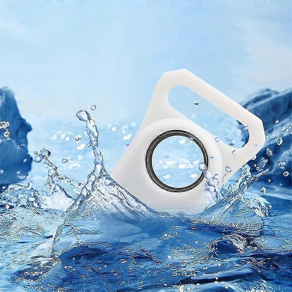 Silikoneetui til kæledyrshalsbånds-tracker til Samsung Galaxy SmartTag2 Stødsikkert Cover White
